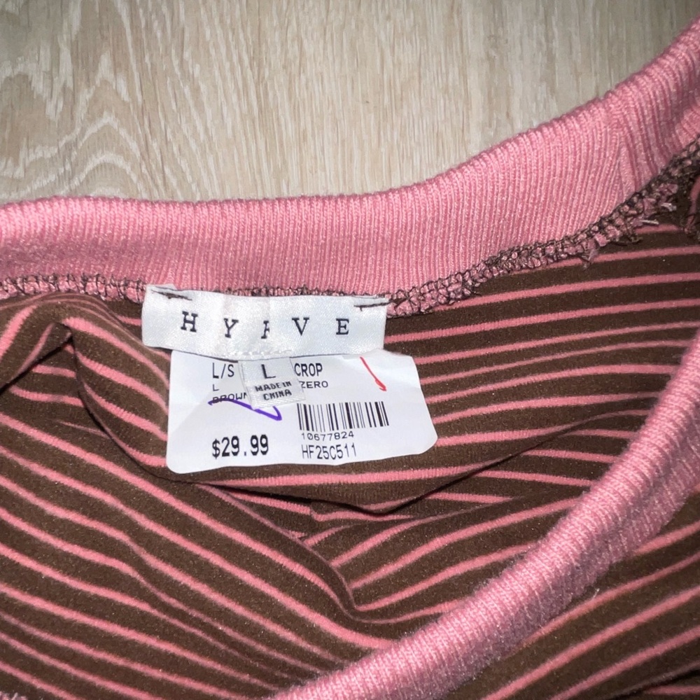 NWT HYFVE Crop Sweater Balloon Sleeve Lg - Picture 6 of 16